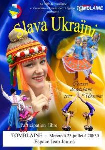 Concert de solidarité avec le peuple ukrainien